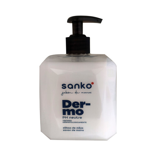 Jabón de manos líquido con pH neutro SANKO Dermo 400 ml.