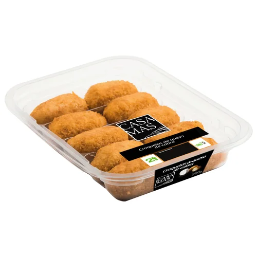 CASA MAS Croquetas de boletus, listas para calentar y comer CASA MAS 280 g.