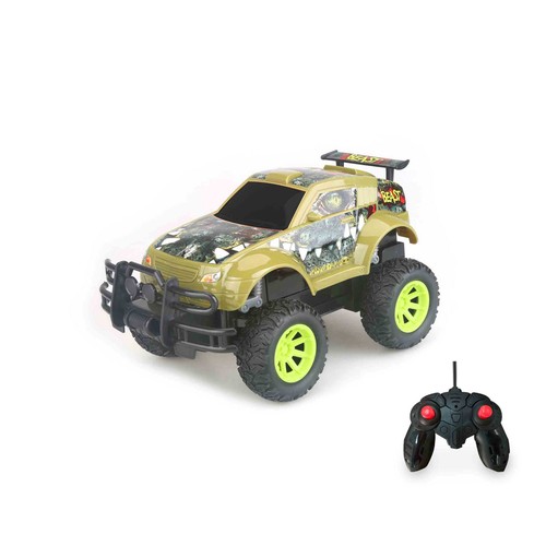 Coche R/C La Bestia 1:18. +3 años.  ONE TWO FUN ALCAMPO