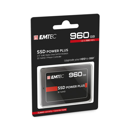 Disco ssd 960GB, EMTEC X150 Power Plus.