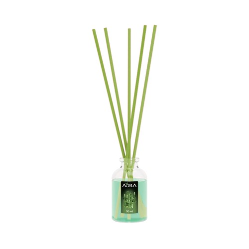 AURA Ambientador de varillas con aroma a Bambú - 50ml.