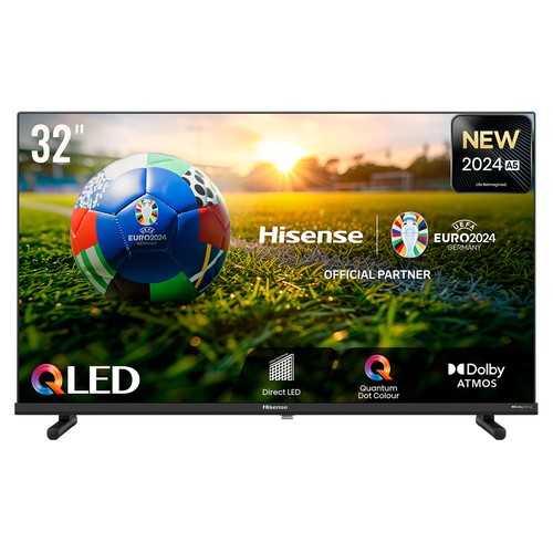 Televisión 81,2 cm (32") QLED HISENSE 32A5NQ,  FHD, VIDAA, HDR10, HGL, HDR10+, HDMI, USB, color negro.