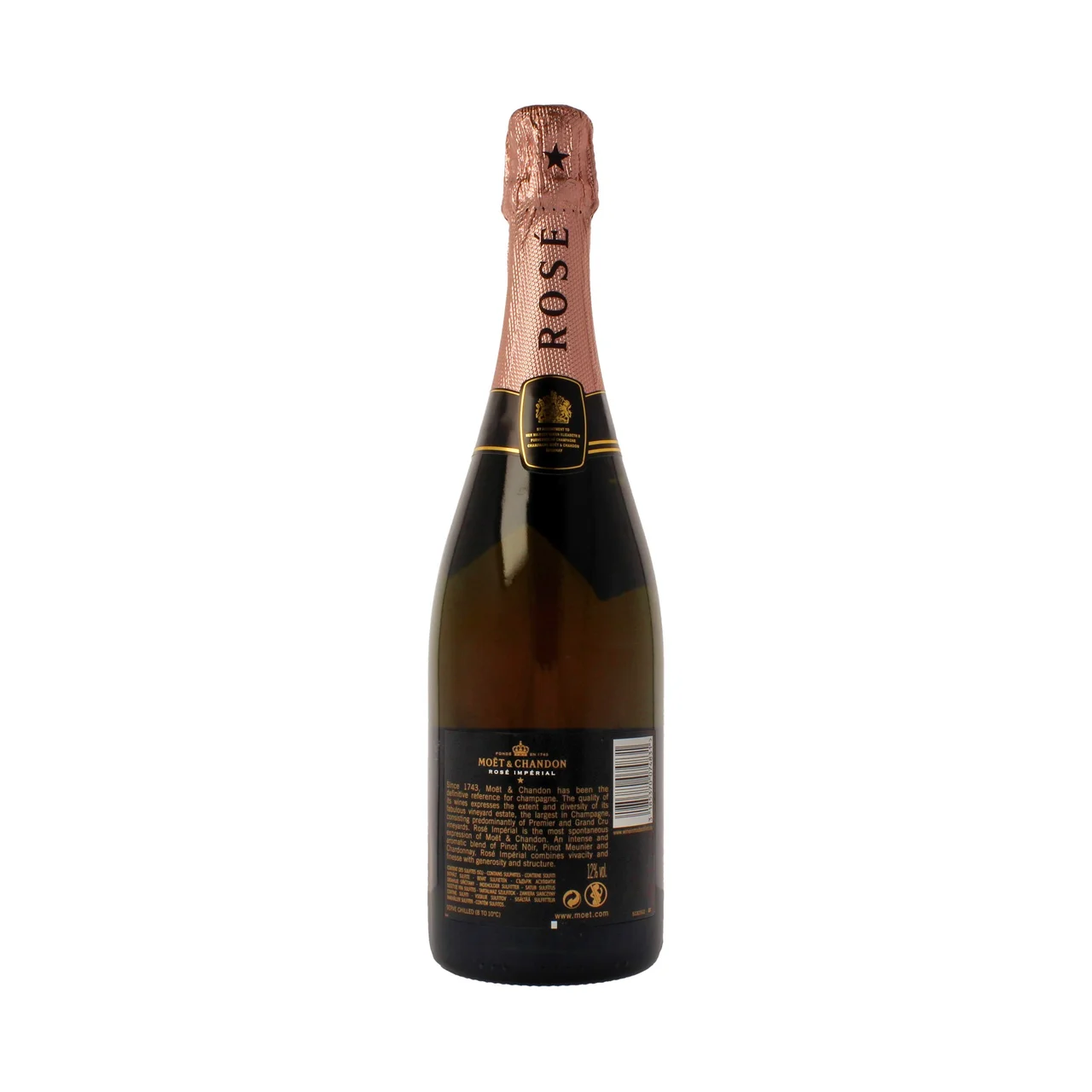 MOET & CHANDON Champagne rosé brut imperial botella 75 cl.