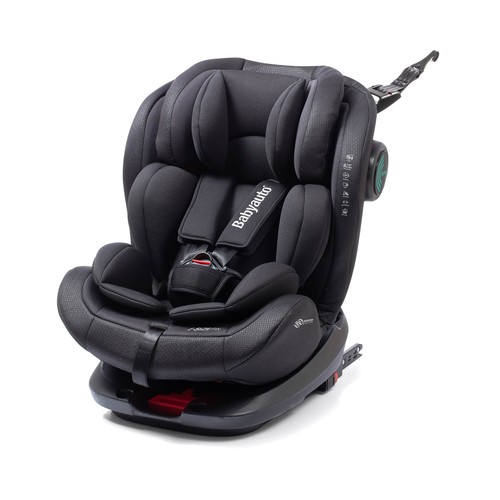 Silla de auto 40-125cm normativa R129-isize BABYAUTO Rodeo i-size, ISOFIX, 360º, color negro.