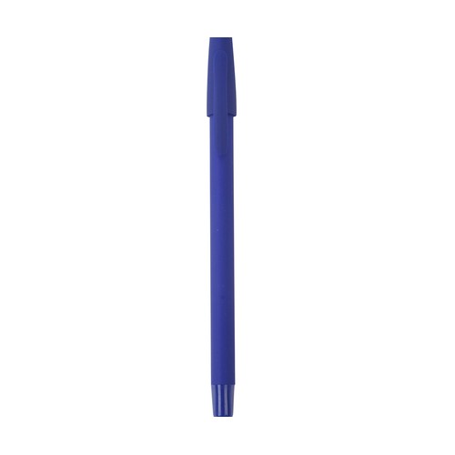 Bolígrafo con click de tacto de goma, ALCAMPO.