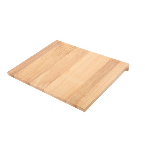 Tabla de cortar de madera con borde y ranura 50x40x1,9cm, ACTUEL.