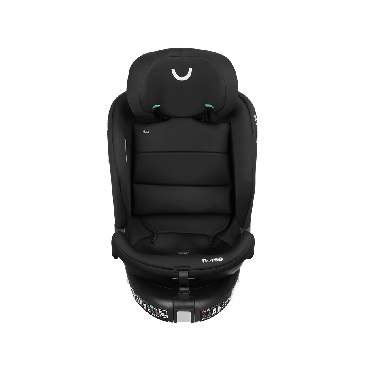 Silla de auto JANE Titane, i-Size (40-150cm), color negro.