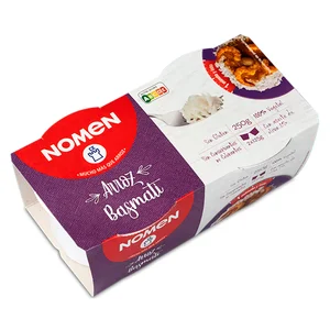 NOMEN Arroz basmati, vasitos pack 2 x 125 g.