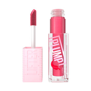Imagen de MAYBELLINE Lifter plump Tono 002 Mauve bite Brillo de labios voluminizador con ácido Hialurónico y chili pepper.