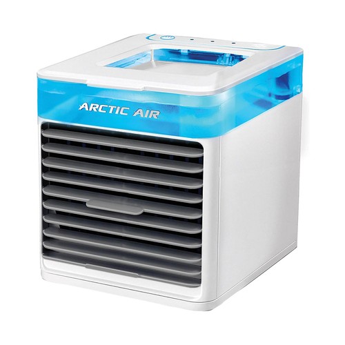 Ventilador enfriador ARCTIC AIR Ultra, enfría, humidifica, purifica, 3 velocidades, salida multi-dirección.