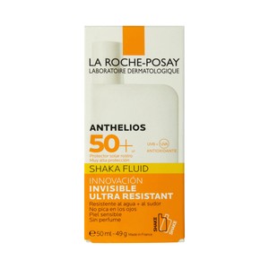 LA ROCHE POSAY Protector facial solar, sin perfume y con factor de protección 50+ (muy alto) LA ROCHE POSAY Anthelios 50 ml.