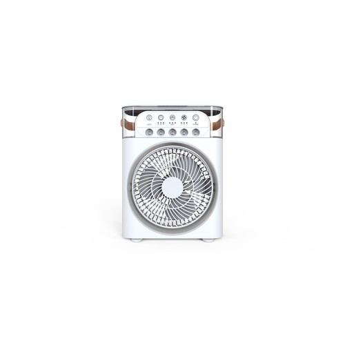 Ventilador nebulizador QILIVE Q.6519, 3 velocidades, temporizador, altura 27cm.