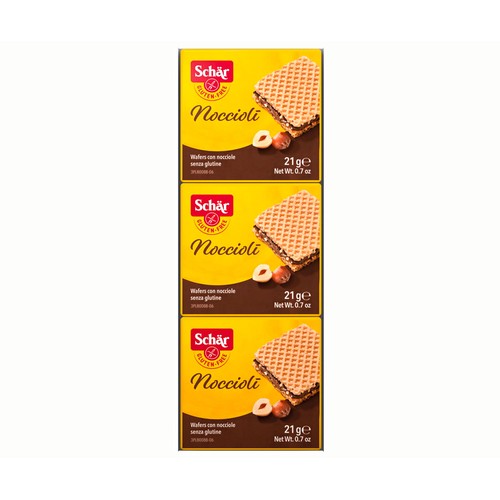 SCHÄR Barquillos de avellana 63 g.