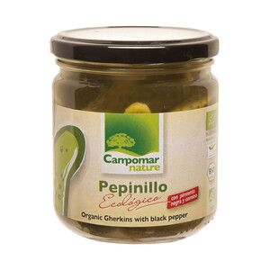 Imagen de CAMPOMAR NATURE Pepinillos ecológicos 180 g.