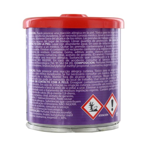 Ambientador en lata olor lavanda, 100g PARADISE SCENTS.