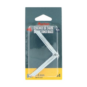 Imagen de Escuadra L zincada 60X60mm AUCHAN.