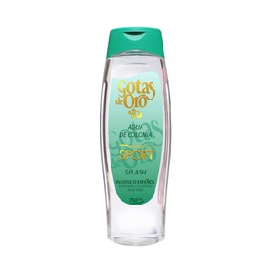 Imagen de GOTAS DE ORO Agua de colonia fresca, para toda la familia GOTAS DE ORO Sport 750 ml.