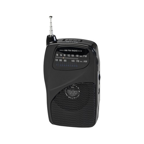 Radio de bolsillo SELECLINE MR973 841641 con sintonizador de radio AM/FM y altavoz incorporado.