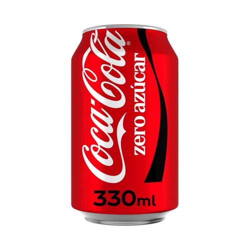 COCA COLA Zero azúcar Refresco de cola lata 33 cl.