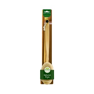 BECASAN Cepillo para ducha con cerdas naturales y efecto exfoliante y tonificante BECASAN Nature