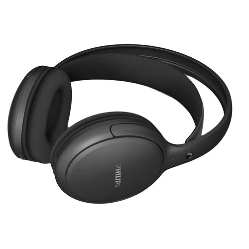 Auriculares para TV PHILIPS SHC3200/12, con cable,  autonomía hasta 25 horas, color negro