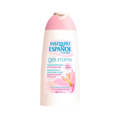 INSTITUTO ESPAÑOL Gel de uso diario, para la higiene íntima 300 ml.