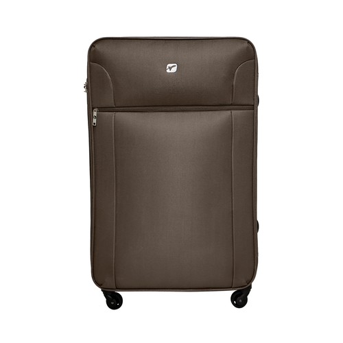 Maleta grande tipo trolley talla L Blanda, 4 ruedas con cierre