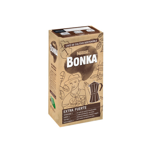 BONKA Café molido natural extrafuerte 250 g.