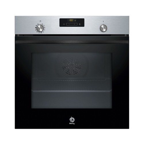 Horno multifunción con vapor pirolítico BALAY 3HA4741X3 Inox, capacidad: 71L, A+, A: 59,5cm, H: 59,4cm, F: 54,8cm.