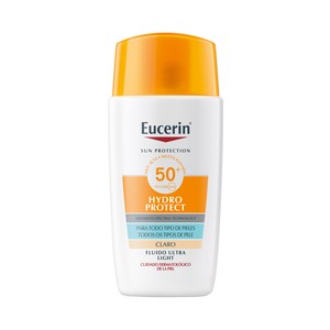 EUCERIN Hydro protect Protector solar facial con tono claro y FPS 50+ (muy alto) 50 ml.