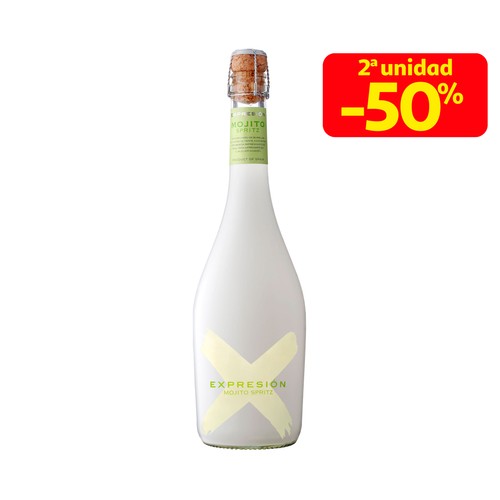 EXPRESION Vino espumoso con sabor a mojito botella 75 cl.