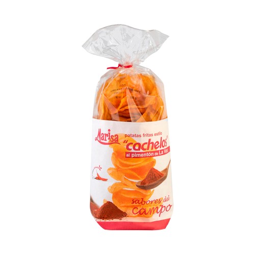 MARISA Patatas fritas estilo Cachelos al pimentón de La Vera 150 g.