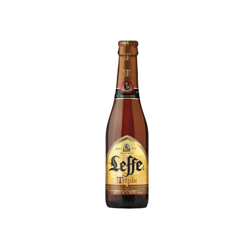 LEFFE TRIPLE Cerveza Belga tostada botella 33 cl.