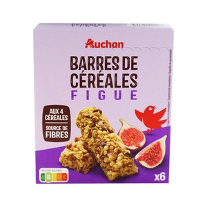 PRODUCTO ALCAMPO Barrtidas de cereales con higo PRODUCTO ALCAMPO CROUSTY 6 uds. x 21 g.