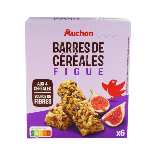 PRODUCTO ALCAMPO Barrtidas de cereales con higo PRODUCTO ALCAMPO CROUSTY 6 uds. x 21 g.