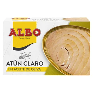ALBO Atún claro en aceite de oliva lata de 82 g.