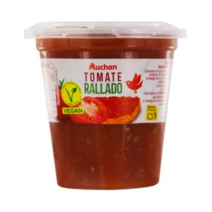 Imagen de AUCHAN Tomate rallado natural 230 g Producto Alcampo.