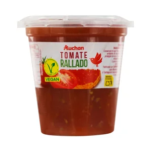AUCHAN Tomate rallado natural 230 g Producto Alcampo.