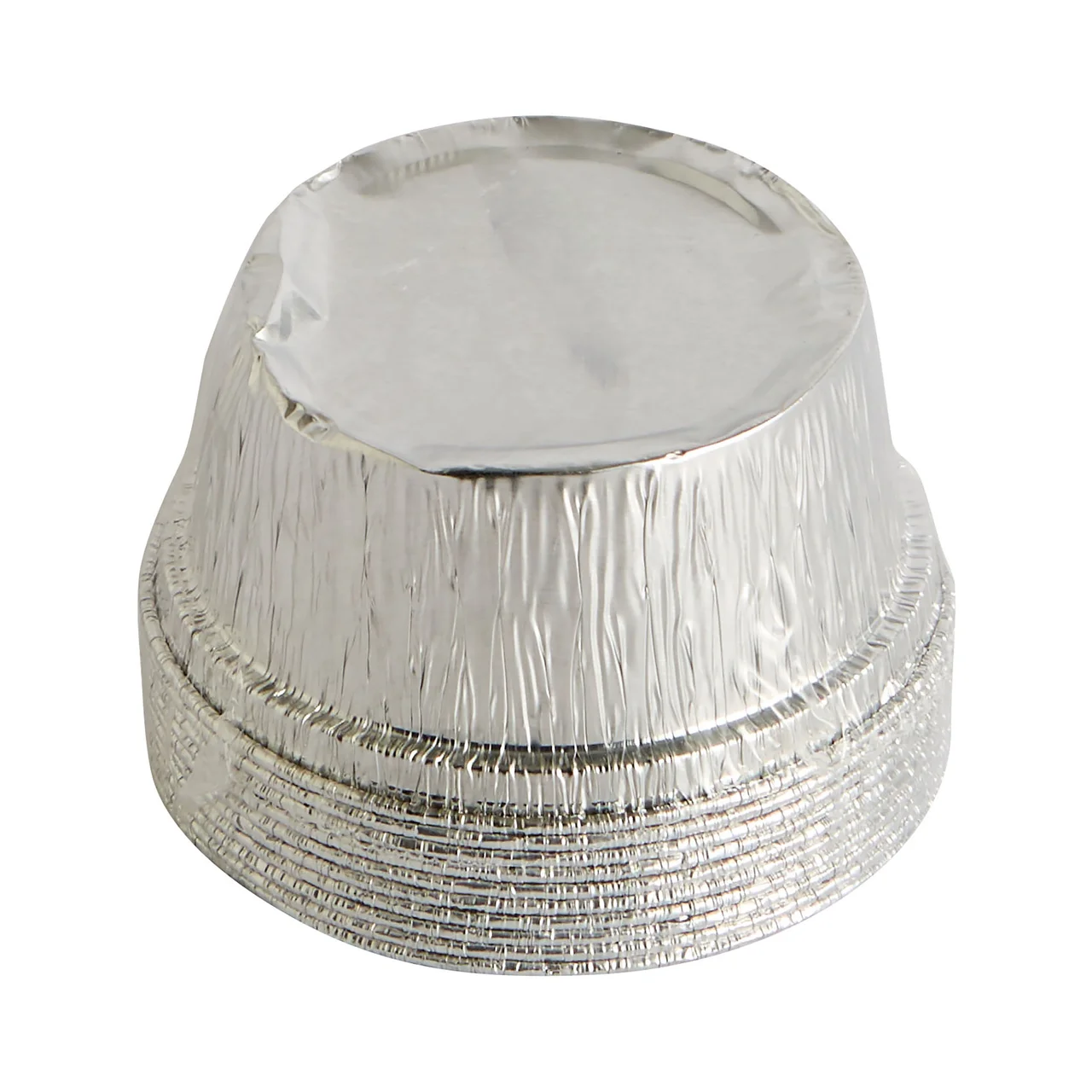 PRODUCTO ALCAMPO Bandejas (moldes) de 8 cm., de aluminio especiales para muffins 10 uds.