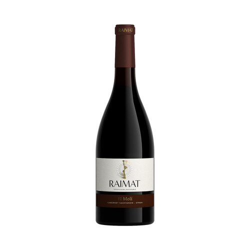 RAIMAT EL MOLÍ Vino tinto de vinicultura sostenible con D.O. Costers del Segre RAIMAT El molí botella de 75 cl.