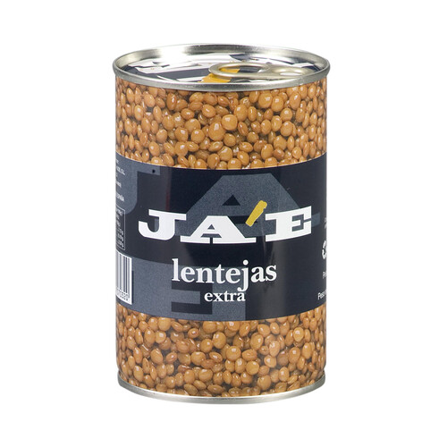 JAE Lentejas cocidas JAE lata de 250 g.