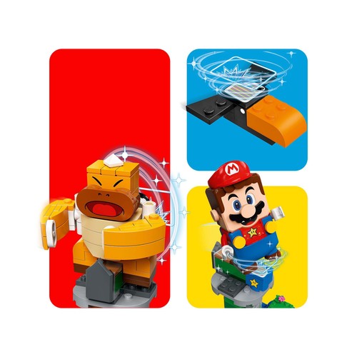 Set de Expansión: Torre bamboleante del Hermano Sumo Jefe con 231 piezas, LEGO SUPER MARIO 71388.