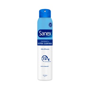 Imagen de SANEX Dermo+ extra control Desodorante en spray unisex antitranspirante hasta 72 horas 200 ml.