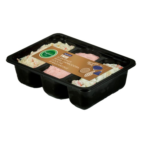 ARTURO VOGGLIAZZI Trío de aperitivos Ruso, capricho, coctel de gambas 3 uds. 450 g. 