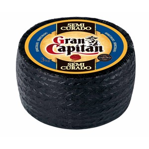 GRAN CAPITÁN Queso mezcla semicurado, cuña.