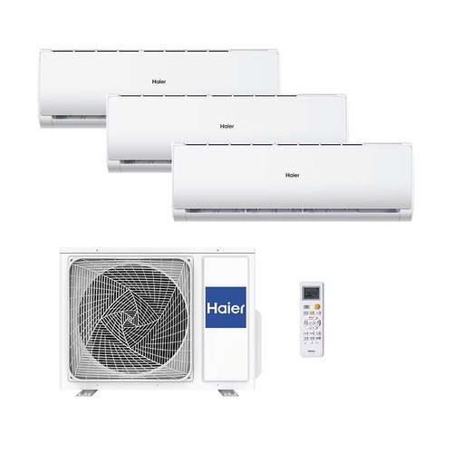 Aire Acondicionado MultiSplit 3x1 Haier 2.236 frig/h + 2.236 frig/h + 2.752 frig/h - TIDE 3X1 WIFI