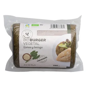AHIMSA Hamburguesa bio de quinoa y borraja ecológica AHIMSA 750 g.
