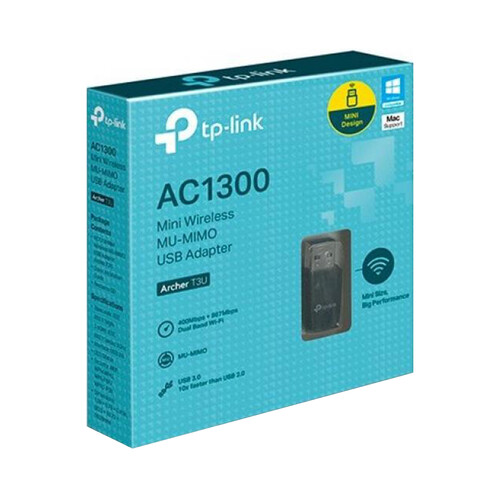 Mini adaptador usb Wifi TP-LINK Archer T3U, AC1300, doble banda, USB 3.0.