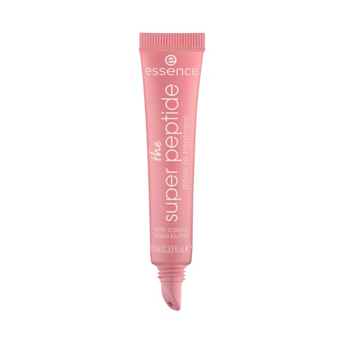 ESSENCE The super peptide tono 03 Toffeetastic!, marrón clásico Bálsamo labial nutritivo y suavizante.