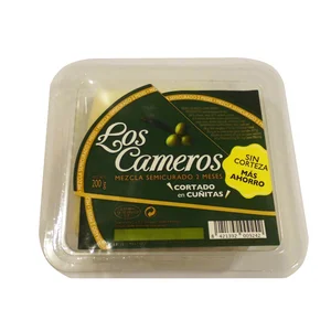 LOS CAMEROS Queso semicurado mezcla en cuñitas LOS CAMEROS 200 g.